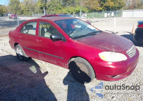 2003 Toyota Corolla Ce from USA, damaged, VIN 1NXBR32E53Z143334